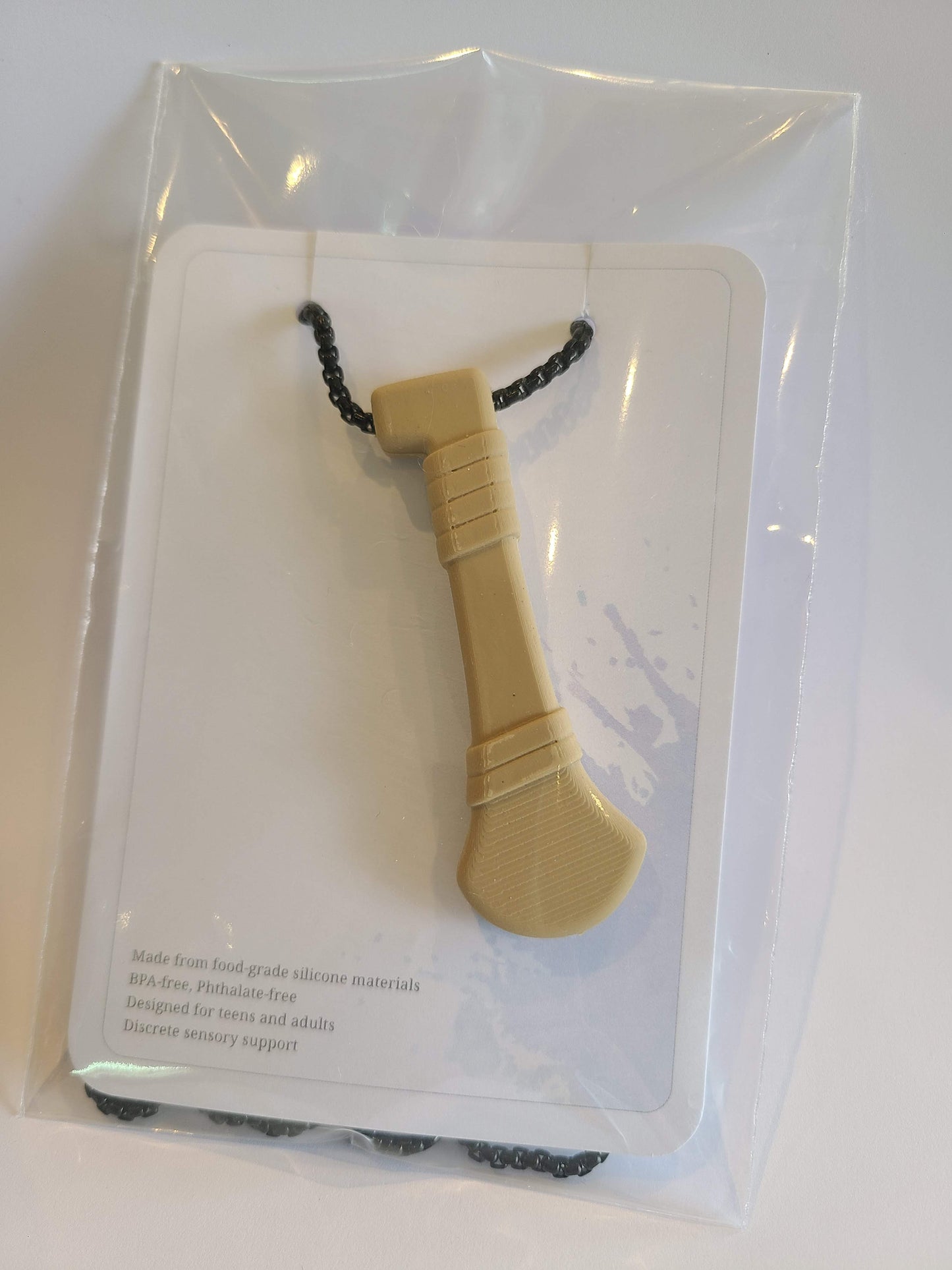 Hurley Stick Wood Grain with Yellow Satin Cord 76cm.