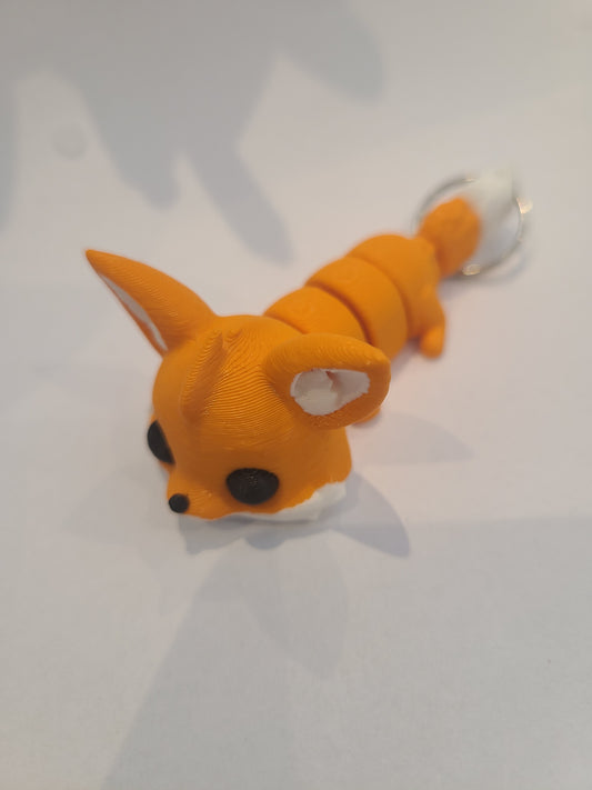 Fox Fidget Keychain