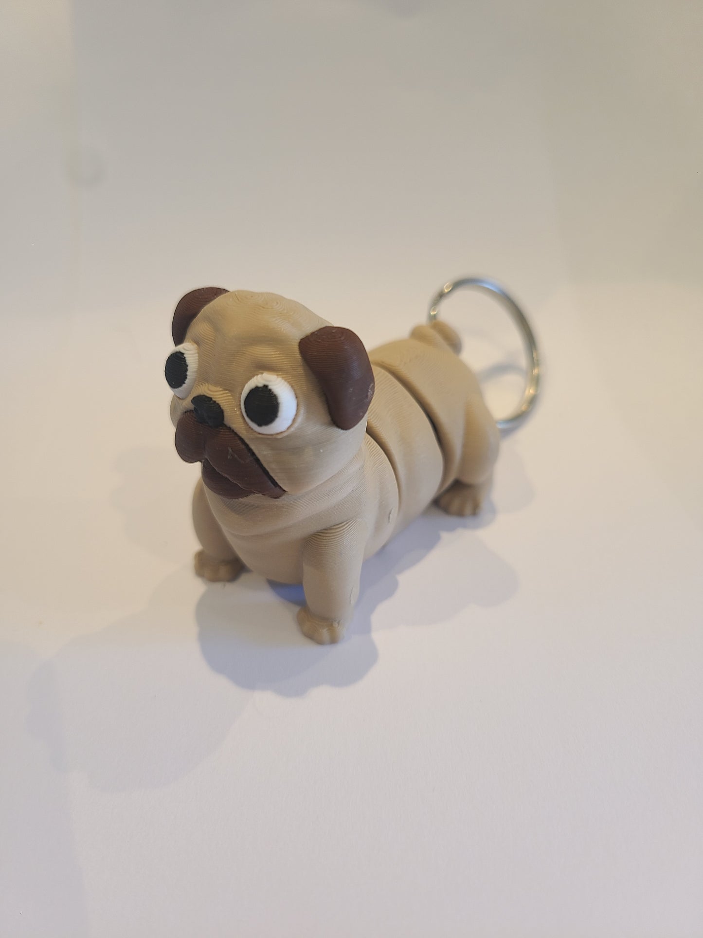 Pug Fidget Keychain